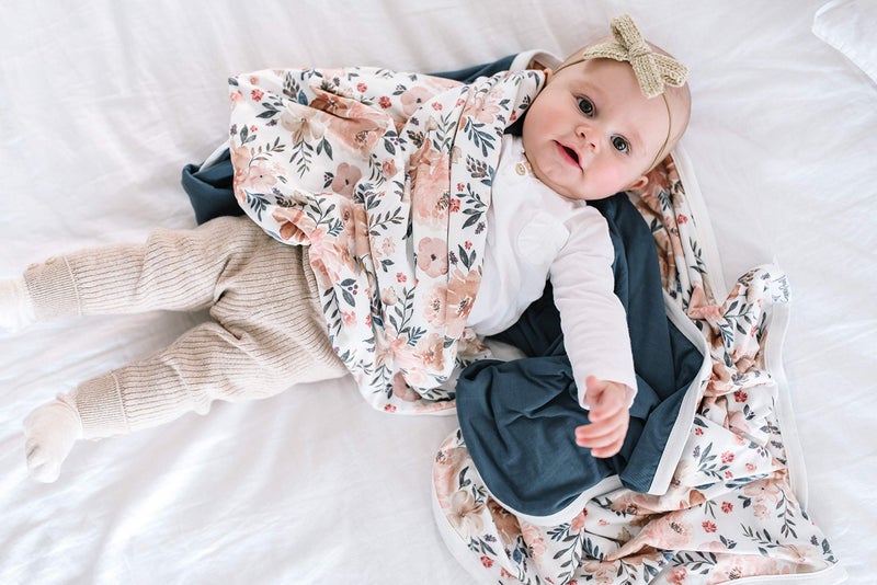 Copper Pearl Three-Layer Blanket: Soft Quilts for Boys & Girls | Breathable, Cozy Toddler Blanket | Newborn Quilt | 46x46 Premium Polyester/Rayon | Autumn - Image 4