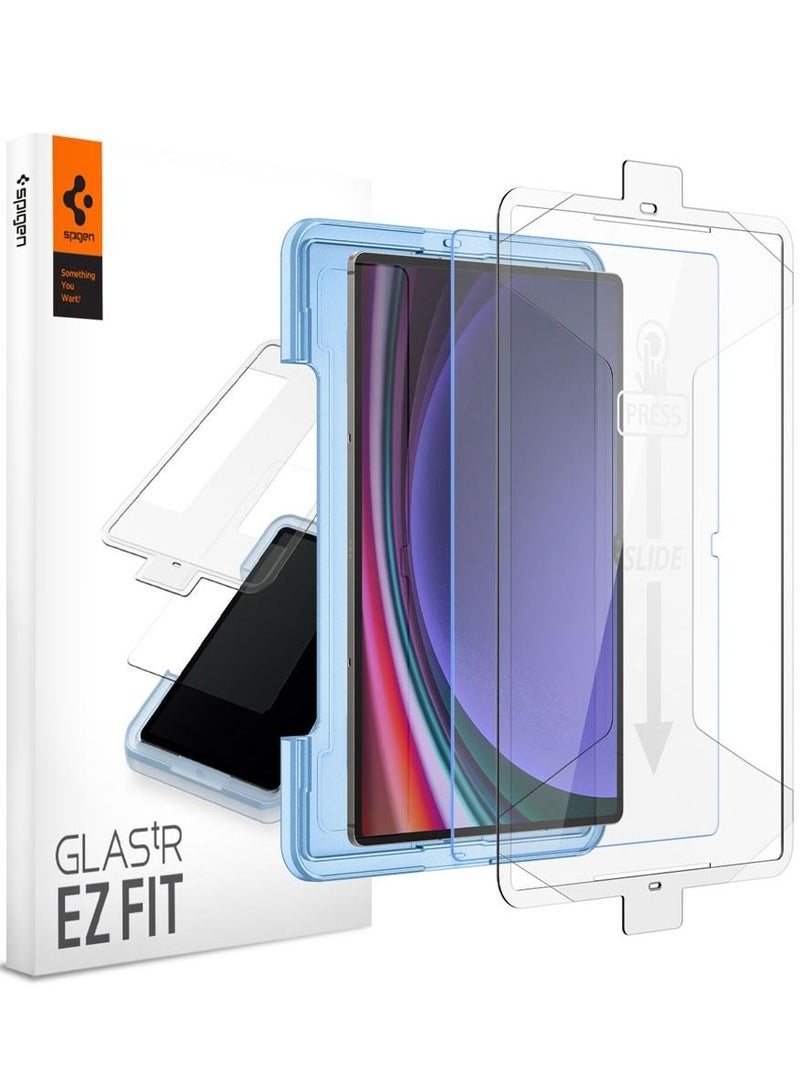 Spigen واقي شاشة Glastr Ez Fit Samsung Galaxy Tab S9 ULTRA (14.6 بوصة) زجاج مقسى ممتاز مع تقنية المحاذاة التلقائية - [صديق للحافظة] - Image 1