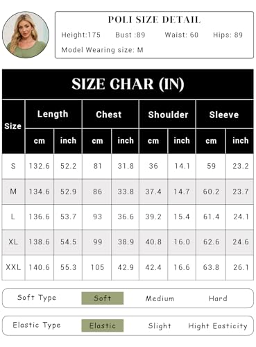 DEARCASE Maxi Dress for Women Black White Small Round Neck Boho Long Sleeves Teacher A-line Casual Hawaiian Empire Waist Flowy Party Vintage Spring Fall Winter Floor Dresses with Pocket - Image 4