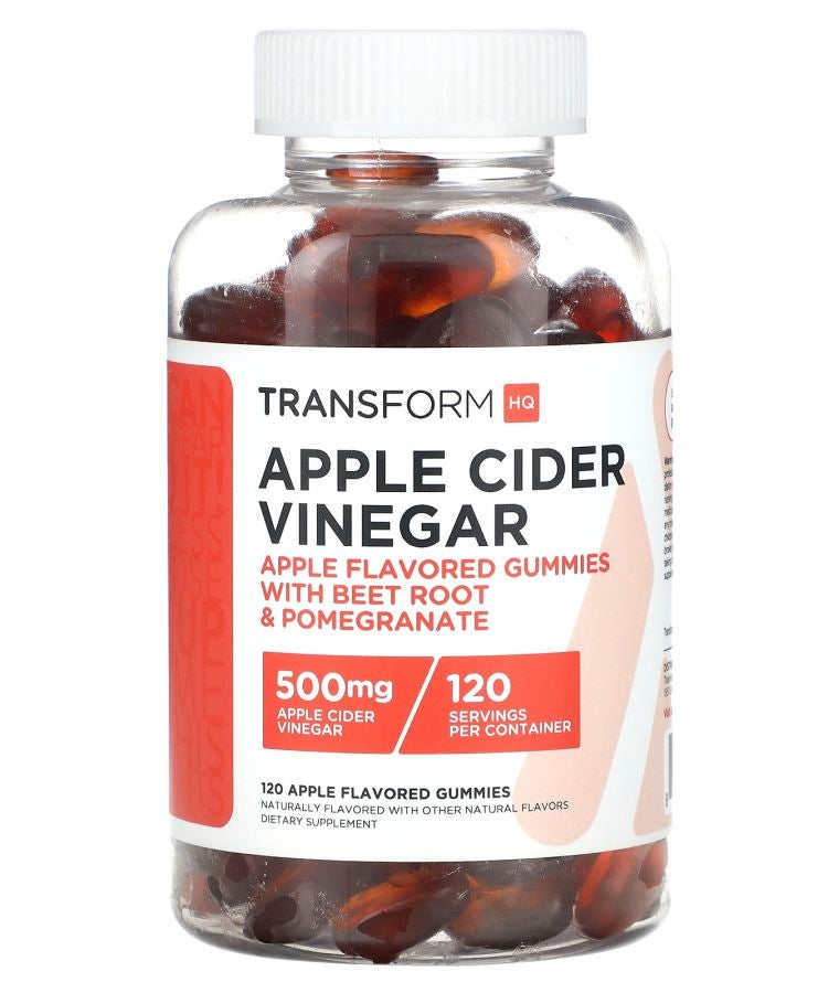 Apple Cider Vinegar 500 mg 120 Apple Flavored Gummies