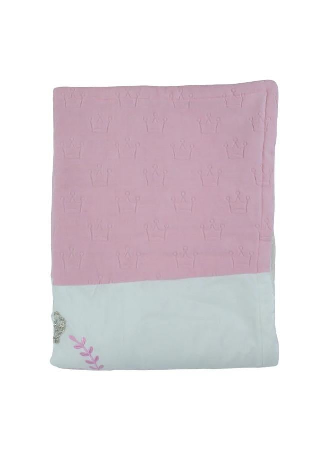 THE SMURFS Velvet Baby Blanket – Crown Design - Image 3