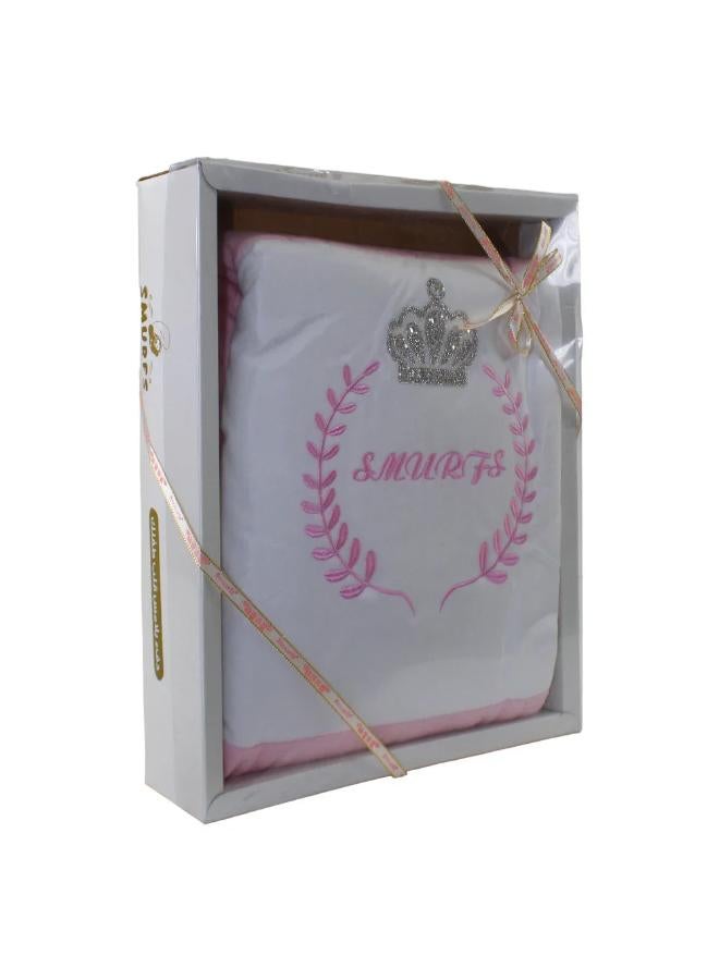 THE SMURFS Velvet Baby Blanket – Crown Design - Image 2