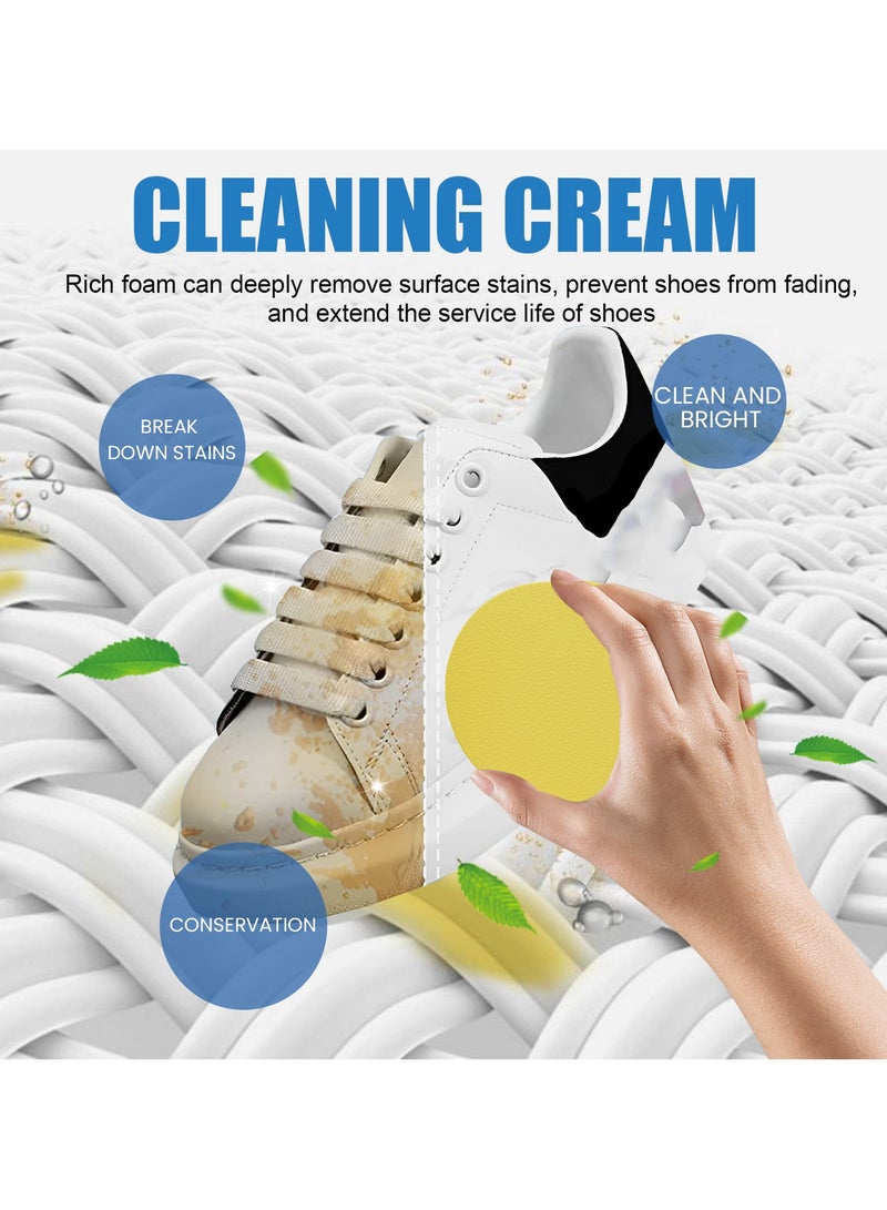 JUE-FISH Jue-Fish Small White Shoe Cleaning Balm is a white artifact with one wipe, and the sports canvas shoes are cleaned and stains removed - Image 2
