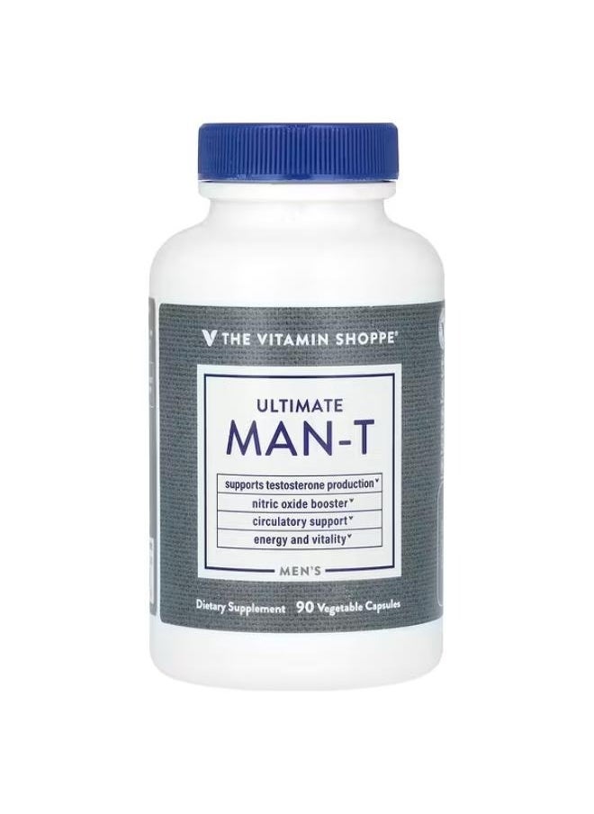 The Vitamin Shoppe Men's Ultimate Man-T, 90 Vegetable Capsules 