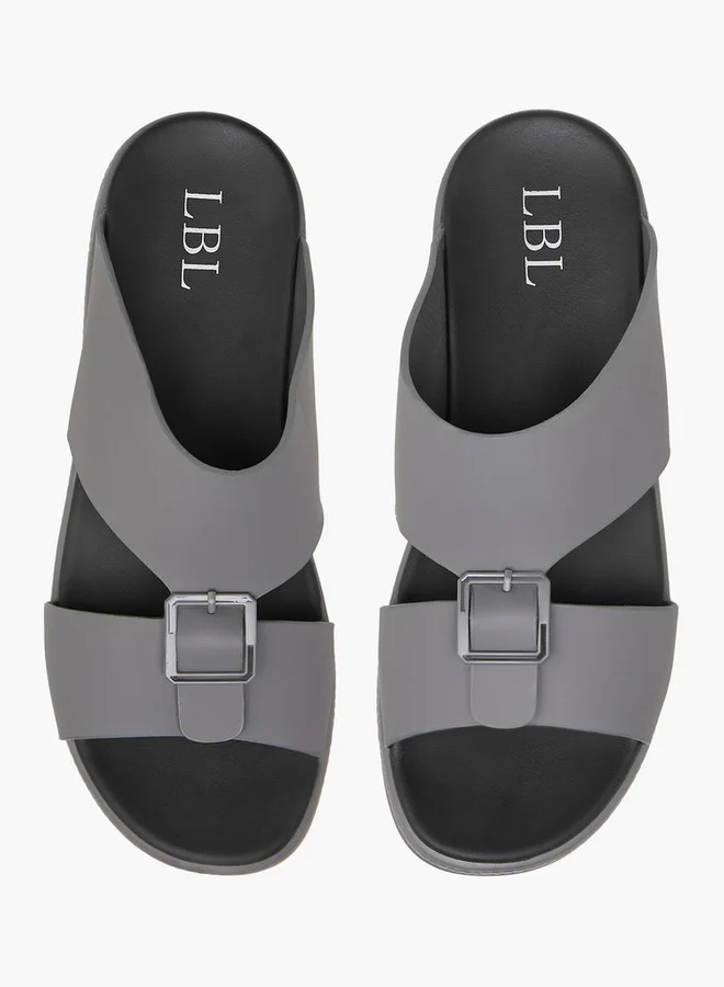 ال بي ال من شو اكسبرس Buckle Accent Slip-On Sandals