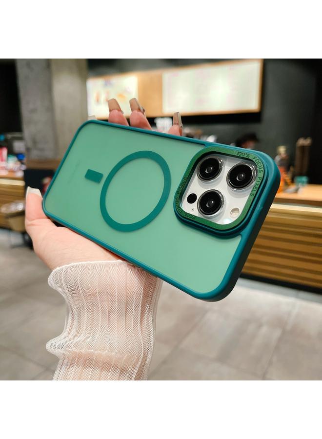 Zaboon Case For iPhone 11 Imitation Metal Frosted Skin Feel Acrylic MagSafe Phone Case - Image 3