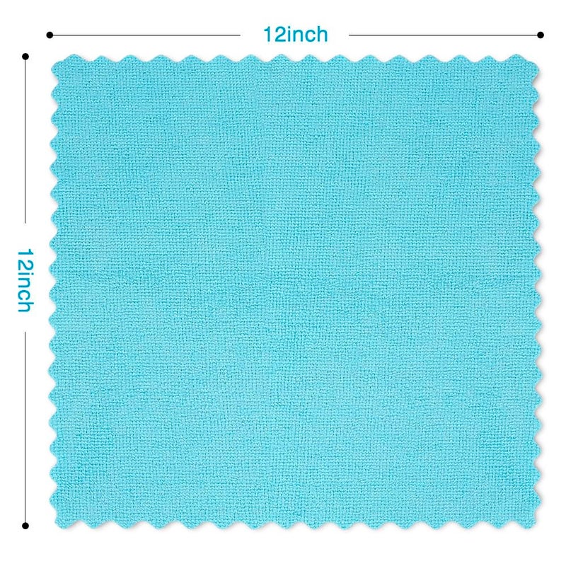 Orighty Microfiber Cleaning Cloths, Pack of 150, Highly Absorbent Cleaning Supplies, Lint Free Cloths for Multiple-use, Powerful Dust Removal Clean Rags for House, Kitchen, Car Care(12x12 inch) - Image 5