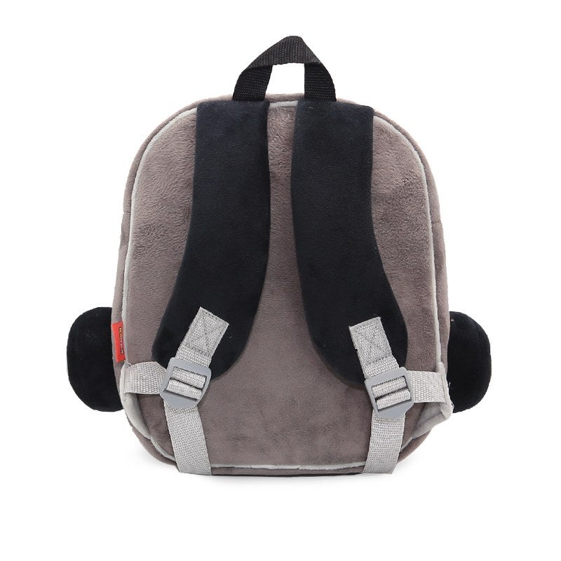 Plush Kids Backpack, Vintage Car Vehicle Design, Soft Lightweight School Bag for Toddlers and Preschool Kids - Image 3