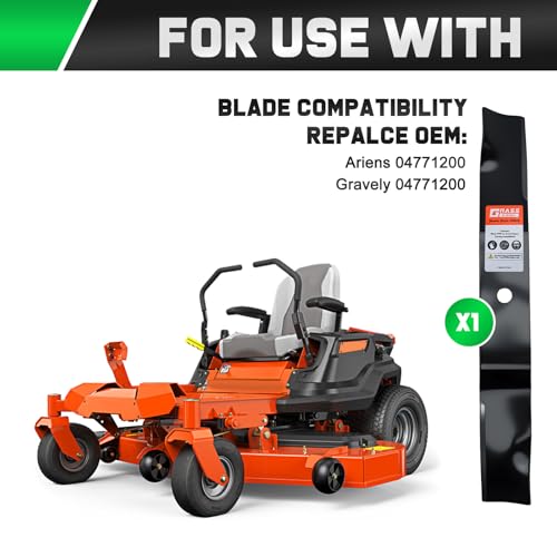 Grasscool 04771200 Ikon XD 52 inch Mower Blades Compatible with Ariens Ikon Onyx Envy Apex Edge X XL 52",Gravely ZT HD ZTX XL 52" Zero Turn Mower - Image 3