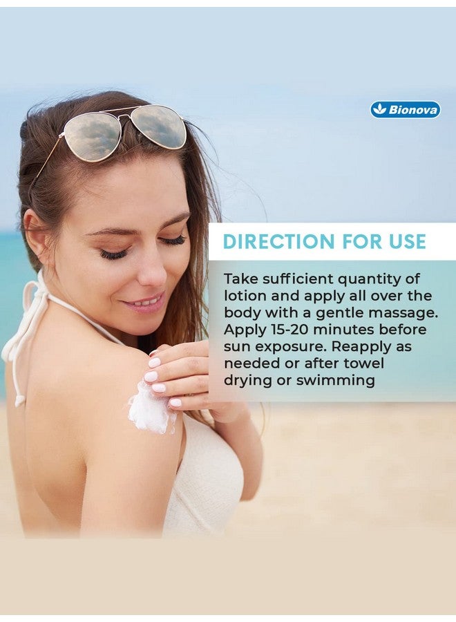 Bionova Photodis Sunscreen Lotion Sunblock-Broad spectrum SPF 45 Lotion for Sun Protection Water Resistant Enriched With Natural Moisturizer 60ml - Image 4