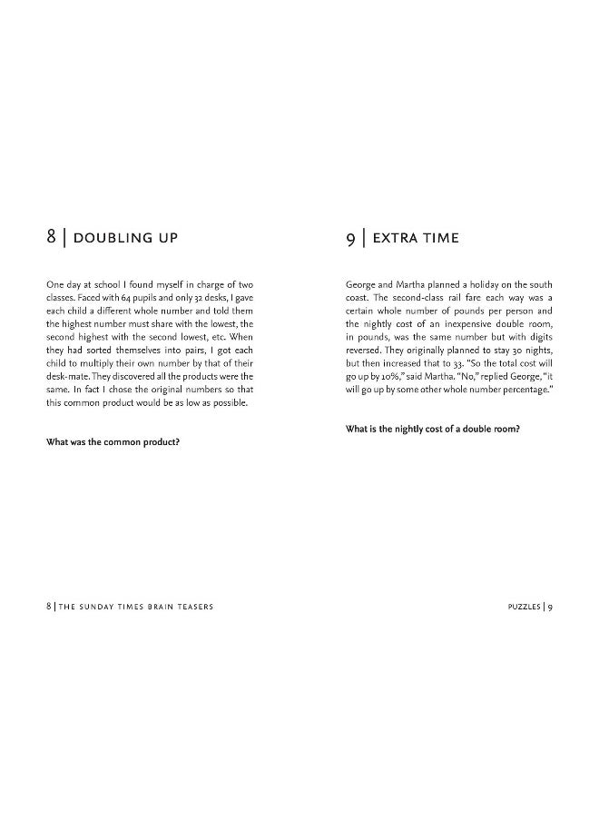 null - The Sunday Times Brain Teasers Book 2: 200 mind-boggling riddles - Image 1