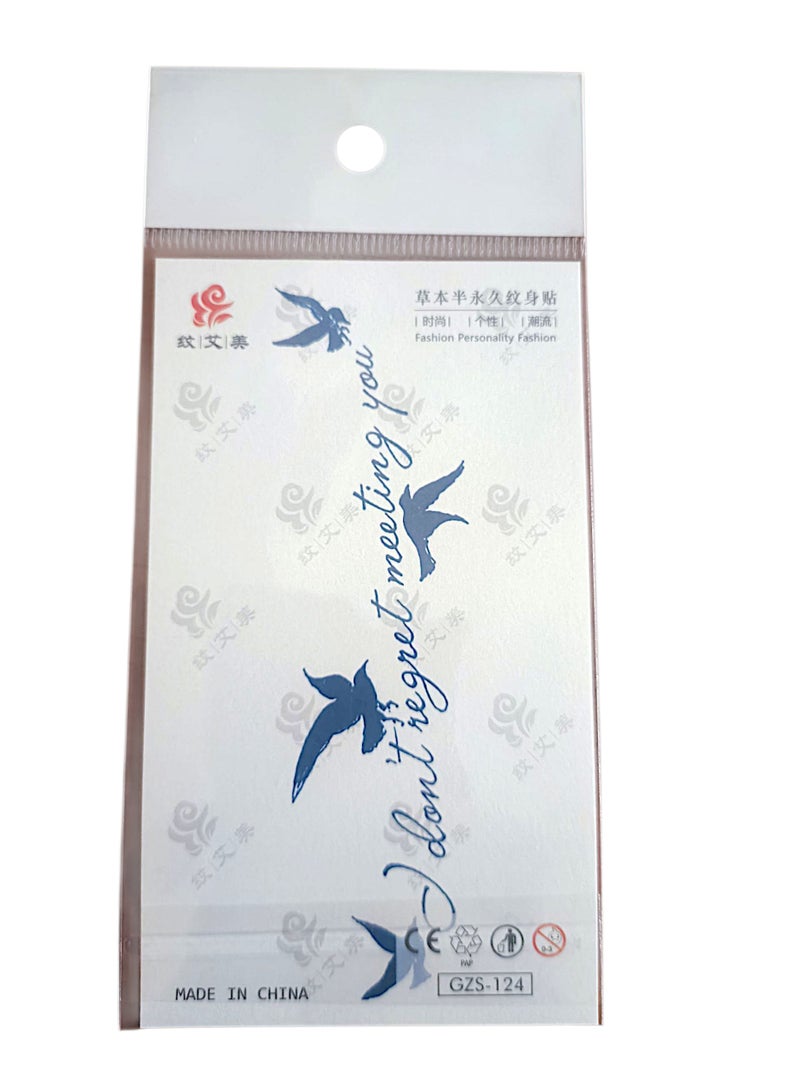 تاتو سحري مؤقت يظهر خلال ٤٨ ساعه و يدوم طويلا - Image 1