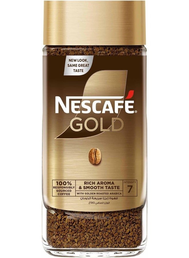 Nescafe Gold Dark Roast Instant Soluble Coffee 190g - Image 5