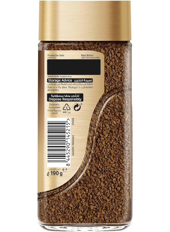 Nescafe Gold Dark Roast Instant Soluble Coffee 190g - Image 3