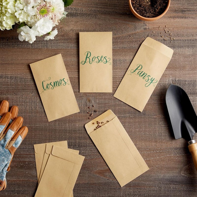 Juvale أظرف النقود - 100 حزمة #7 بني صغير 3.5 × 6.5 بوصة - ورق متين 130 جرام & لاصق آمن للإغلاق - لأظرف النقود لتخطيط الميزانية وتحدي توفير المال - Image 3