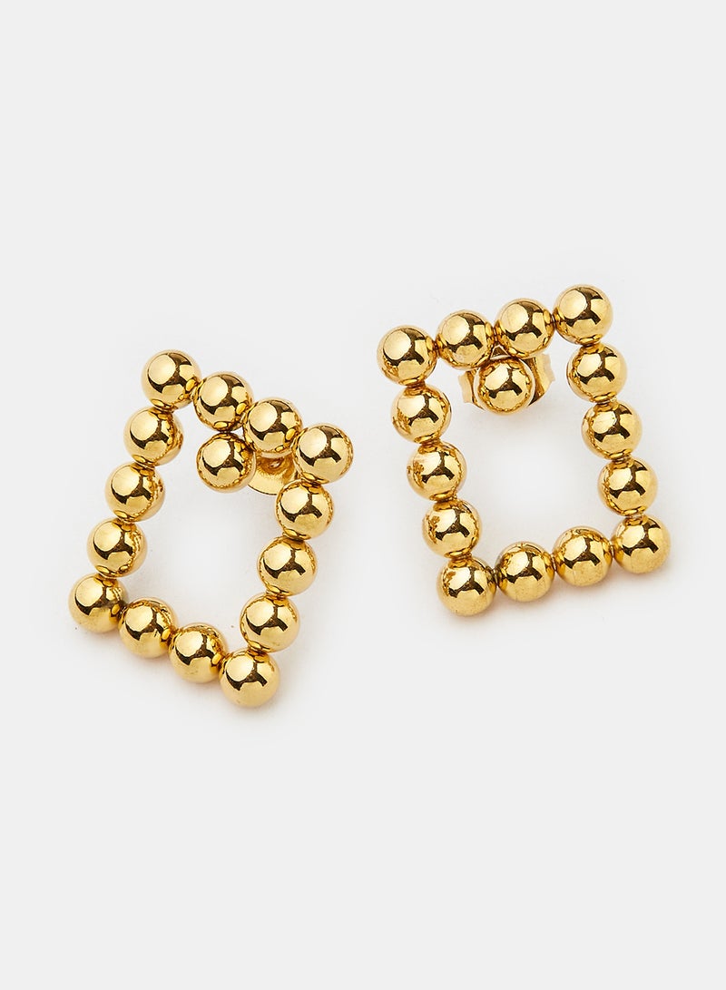Gold Dangle Earrings - Image 1
