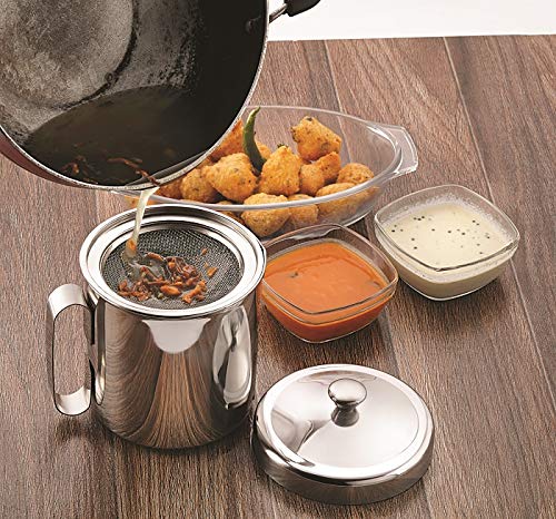 Komal Stainless Steel Multipurpose Oil N Juicer,1000 MI,Silver - Image 3