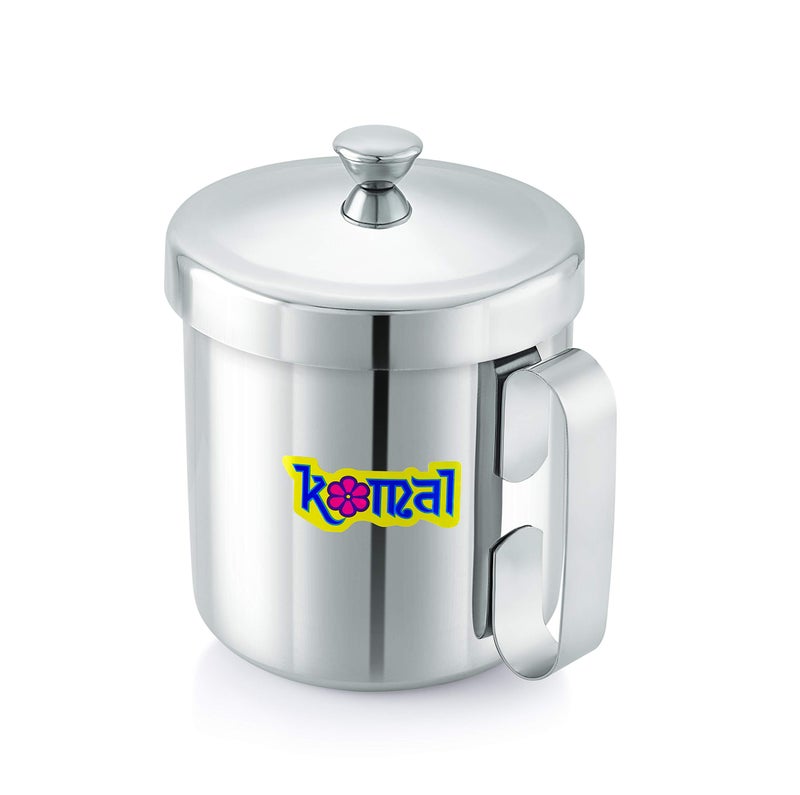 Komal Stainless Steel Multipurpose Oil N Juicer,1000 MI,Silver - Image 1