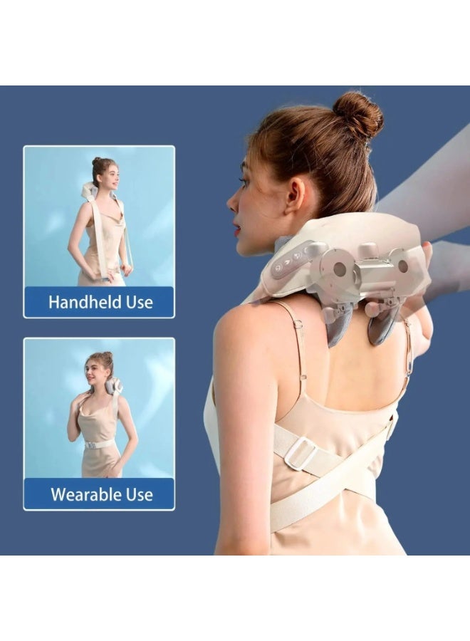 Wireless Neck & Shoulder Massager with Air Compression – Electric Multi-Function Massage Shawl with Heat for Back & Muscle Relaxation - Image 5