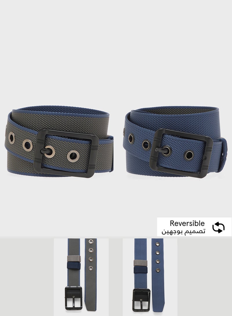 سفنتي فايف حزام كاجوال قابل للعكس - Image 1