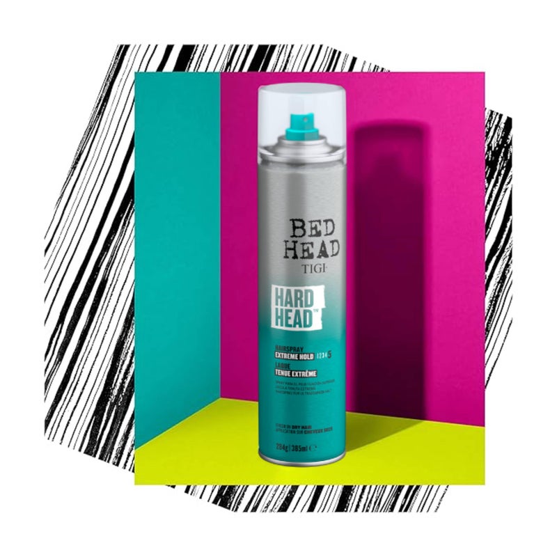 Tigi Bed Head Hard Head Extra Strong Hold Hairspray 10.6 Oz (Pack Of 2) - Image 2