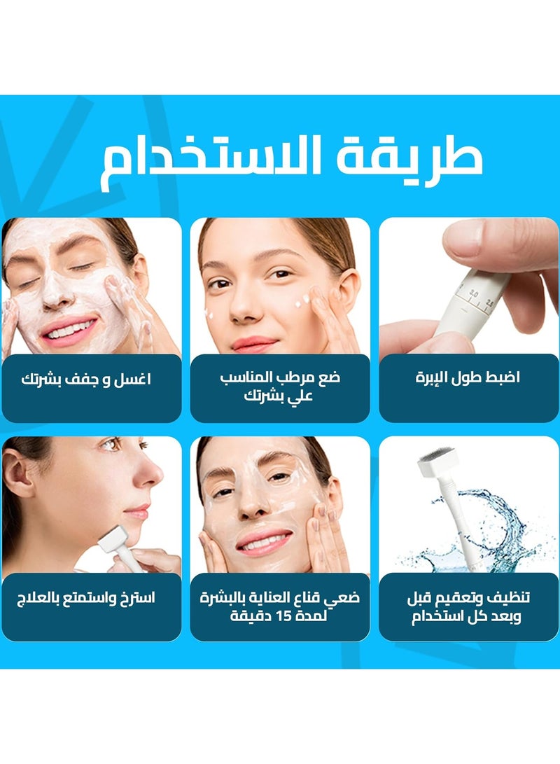 Derma Stamp adjustable Pen (0mm-3mm) with Titanium Needles - Image 4