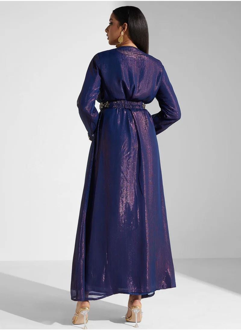 KASHKHA 2 Pc Jacket Style Jalabiya