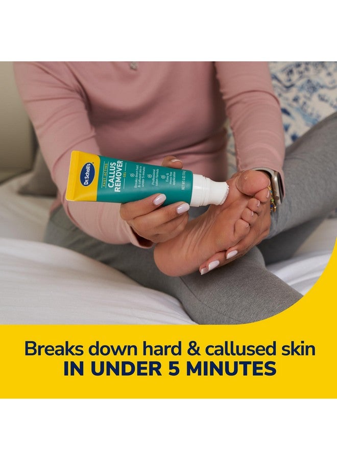 دكتور شولز مجموعة جل إزالة مسامير القدم سريعة المفعول من دكتور شول، لإزالة الجلد القاسي، وتنعيم القدمين في دقائق، تركيبة احترافية للصالونات، تطبيق سهل بدون فوضى، تتضمن أداة باديكير لتقشير القدمين - Image 2