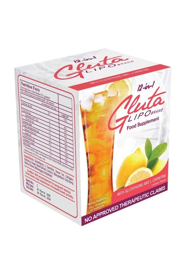 Gluta Lipo 12 In 1 Detox – Cleanse, Energize, and Shine Naturally - Image 1