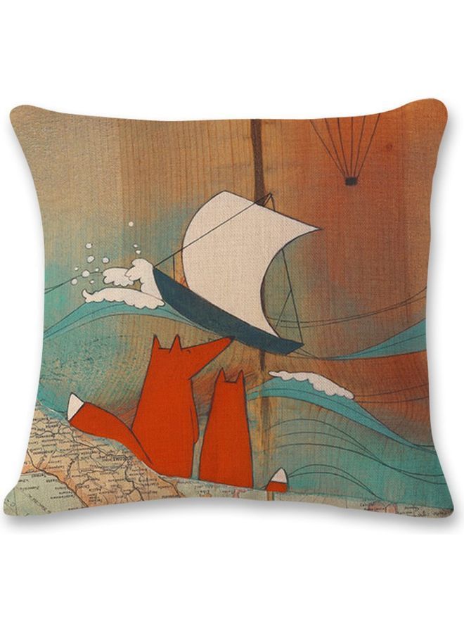 نيبمينينت غطاء وسادة مطبوع متعدد الألوان 45x45سم