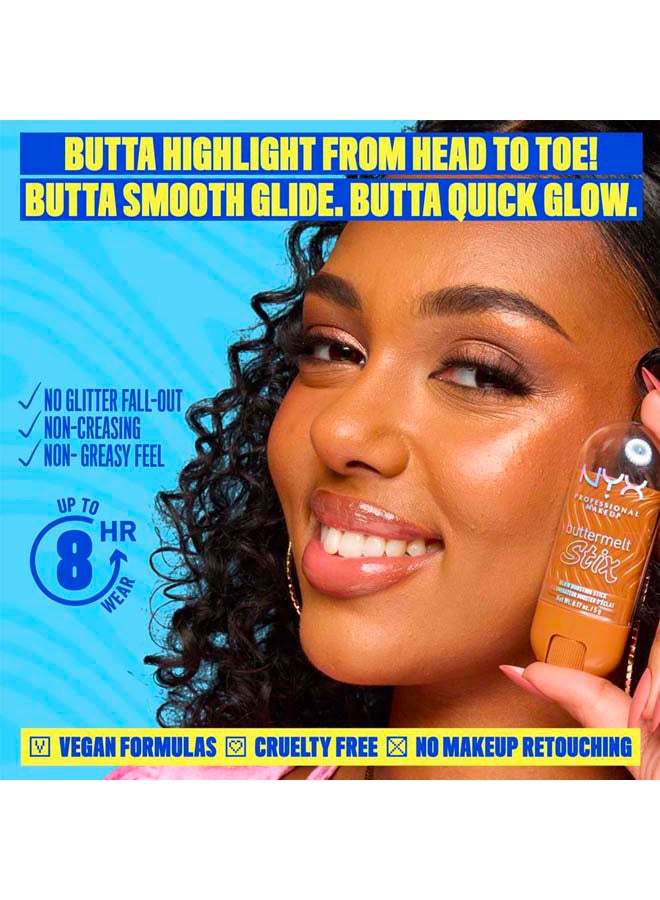 NYX PROFESSIONAL MAKEUP Buttermelt Stix, Glow Boosting Stix, up to 8 HR wear, My Melt Era - Image 2