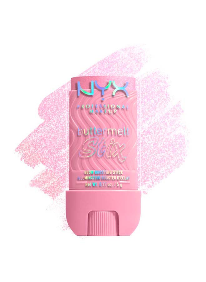 NYX PROFESSIONAL MAKEUP Buttermelt Stix, Glow Boosting Stix, up to 8 HR wear, My Melt Era - Image 1
