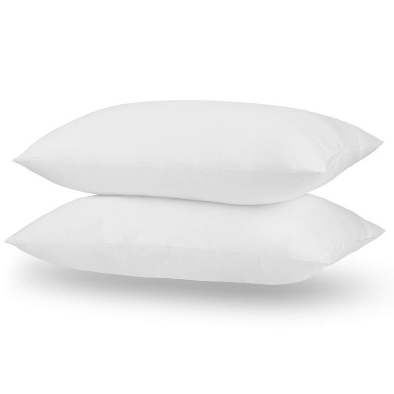 Acanva Bed Pillows 2 Pack Hotel Collection Luxury Soft Inserts for SleepingBreathable and Comfortable for Stomach Back Sleepers King Pack of 2 White 2 Count