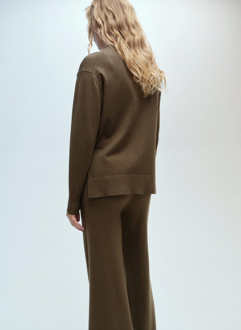 MANGO Perkins Neck Knitted Sweater  - Image 2