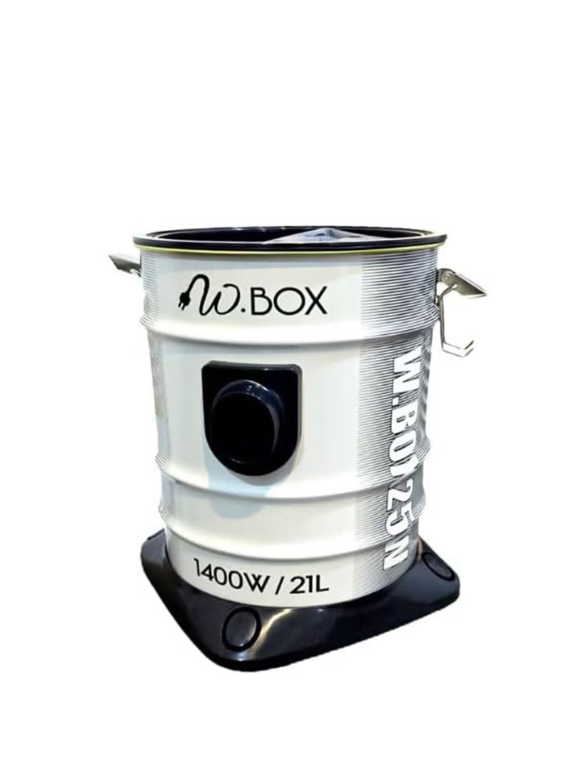 دبليو بوكس مكنسة برميل - 21 لتر - 1400 وات - أسود*بيج - W.BOX25B - Image 2