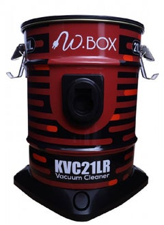 W.BOX Barrel Vacuum Cleaner - 21 Liter - 1400 Watt - Black*Red - KVC21LR  - Image 2