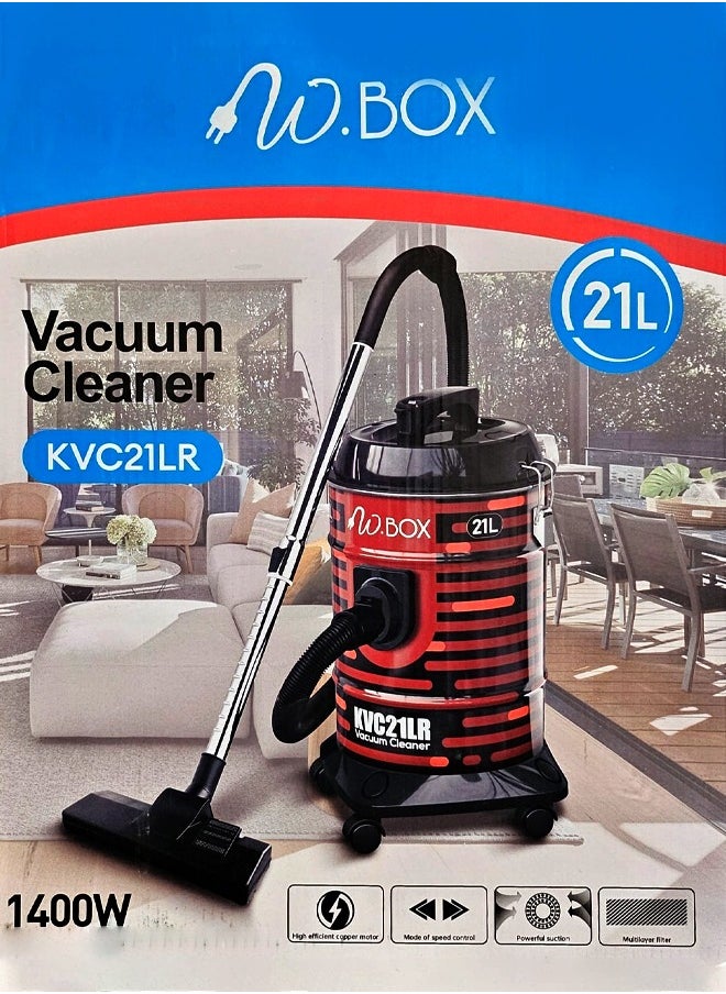 Barrel Vacuum Cleaner - 21 Liter - 1400 Watt - Black*Red - KVC21LR - pzsku/ZC259C0910C75435A8B6DZ/45/_/1713277040/30b30bd6-a66e-40fc-a8b4-44f4980b18f2