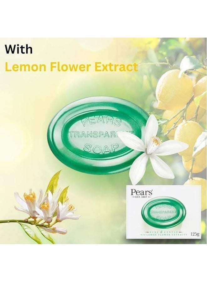 Pears transparent soap lemon flower 125g - Image 2