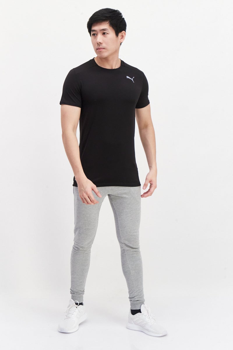 PUMA Men Sportswear Fit Short Sleeve Running T-Shirts, Black - Image 3