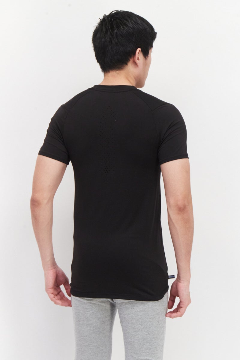 PUMA Men Sportswear Fit Short Sleeve Running T-Shirts, Black - Image 4