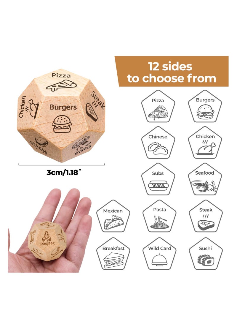 Valentines Day Gifts for Him Her, Date Night Dice Couples Gift for Him Her, Dinner Decider Dice, Anniversary Birthday Valentines Day for Husband Wife Boyfriend Girlfriend Women Men  - Image 2