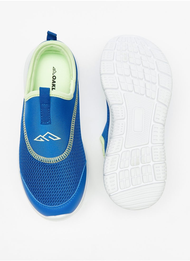 Oaklan by Shoexpress - Boys Textured Slip On Sports Shoes with Pull Tab Detail - Image 1