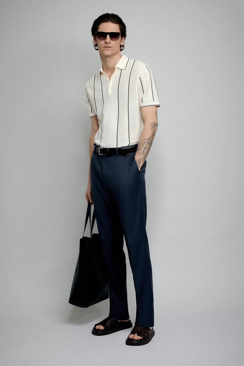 اتش اند ام Slim Fit Suit trousers