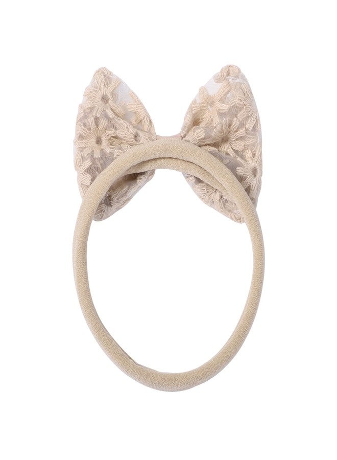 DAONPHARI 4pcs Hair Bands For Baby Girls | Soft & Gentle | Cute Designs | Perfect Fit | Great for Everyday Wear | Ideal For Babies And Toddlers - Image 2