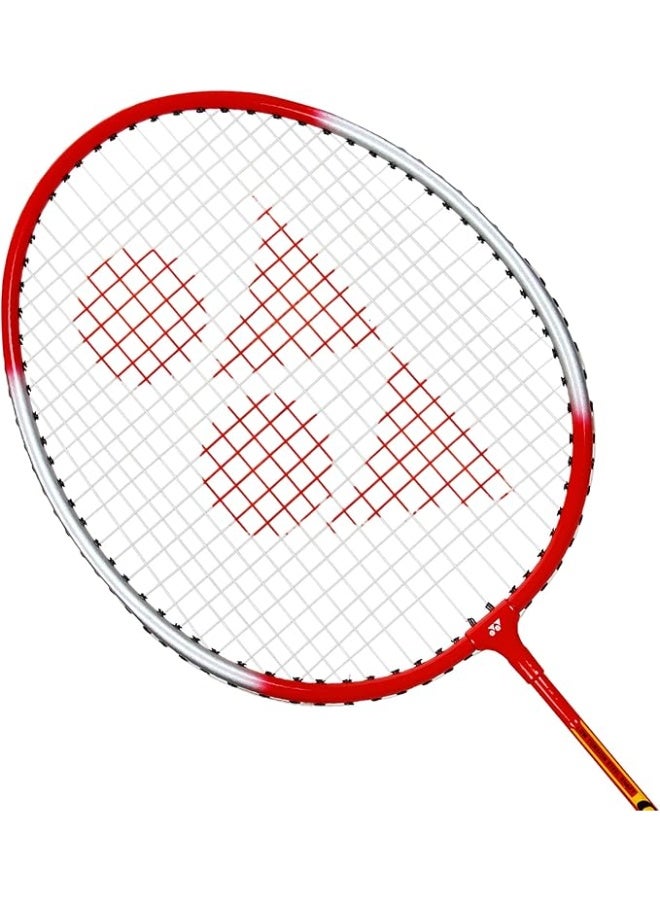 يونيكس مضرب تنس الريشة Yonex GR 303 المصنوع من مزيج الألومنيوم مع غطاء كامل، طقم من قطعتين (أحمر/أحمر) - Image 2