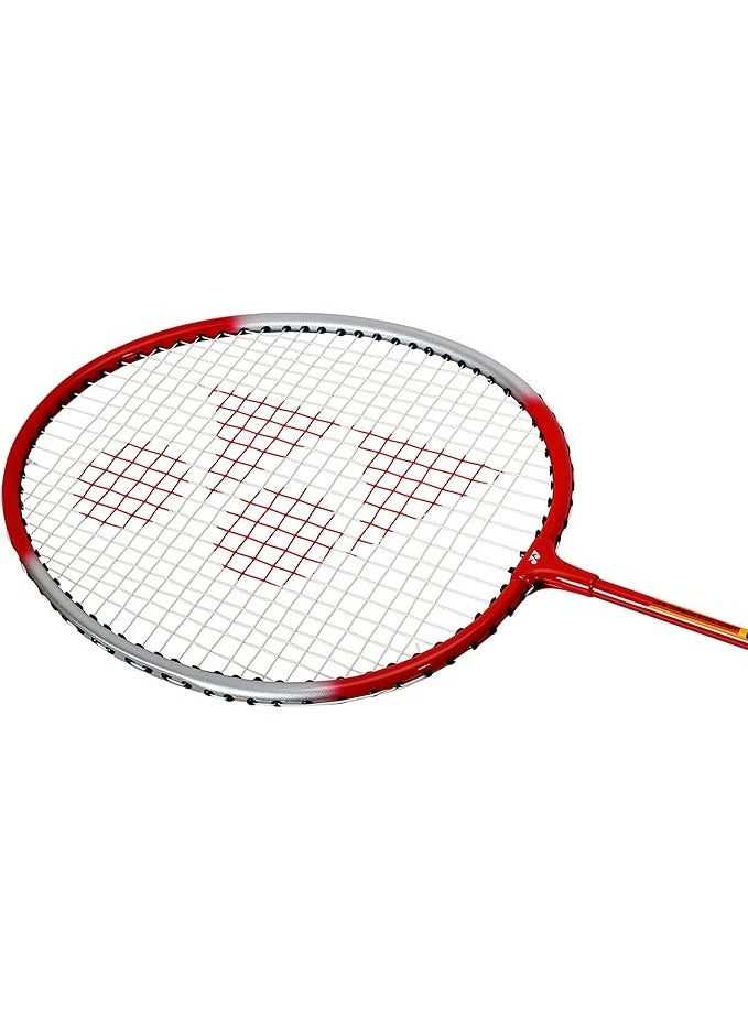 يونيكس مضرب تنس الريشة Yonex GR 303 المصنوع من مزيج الألومنيوم مع غطاء كامل، طقم من قطعتين (أحمر/أحمر) - Image 3
