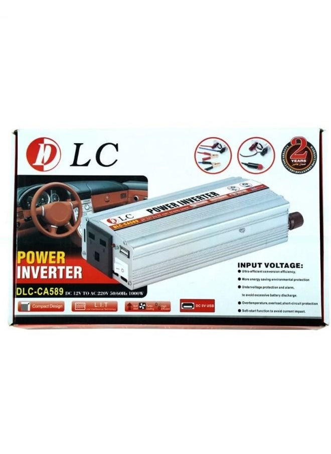 Car power inverter from 12v to 220v with a capacity of 1000 watts from DLC