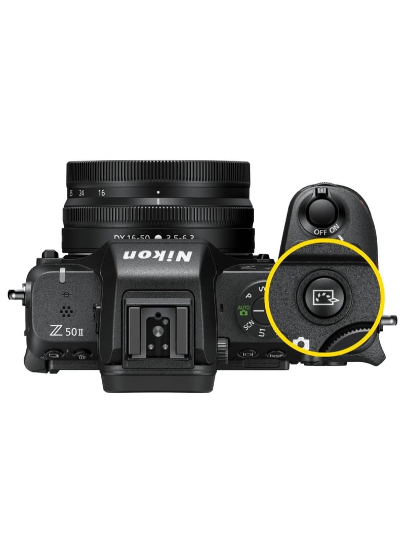 Nikon Z50II Mirrorless Camera with NIKKOR Z DX 16-50mm f/3.5-6.3 VR Lens – Compact DX Kit for Photography & 4K Video (Black) - Image 5