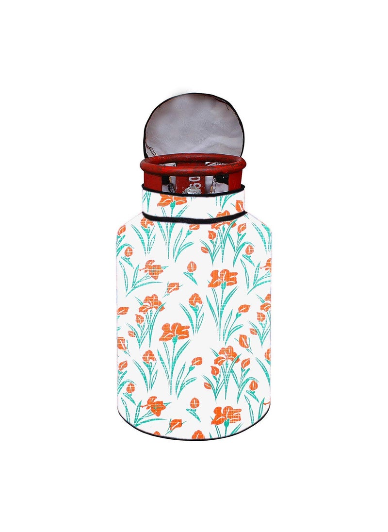 Decorly Furnishing Decorly Furnishing Printed Waterproof and Dustrproof Kitchen Gas Cylinder Cover Multi_04  - Image 2