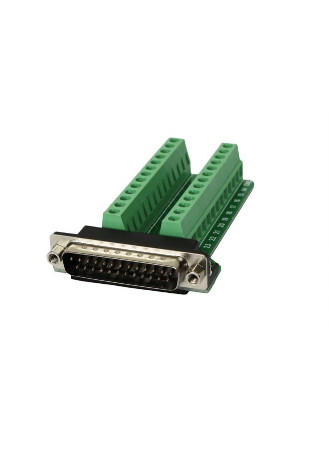 Twinkle Bay Connector Db25 D-sub Male Plug 25-pin Port Terminal Breakout PCB Board - Image 4